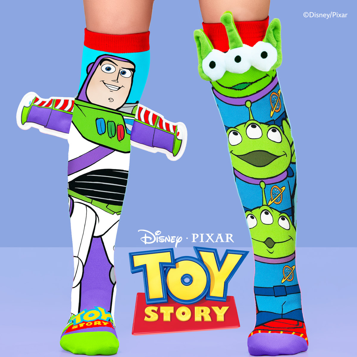 BUZZ AND ALIENS SOCKS