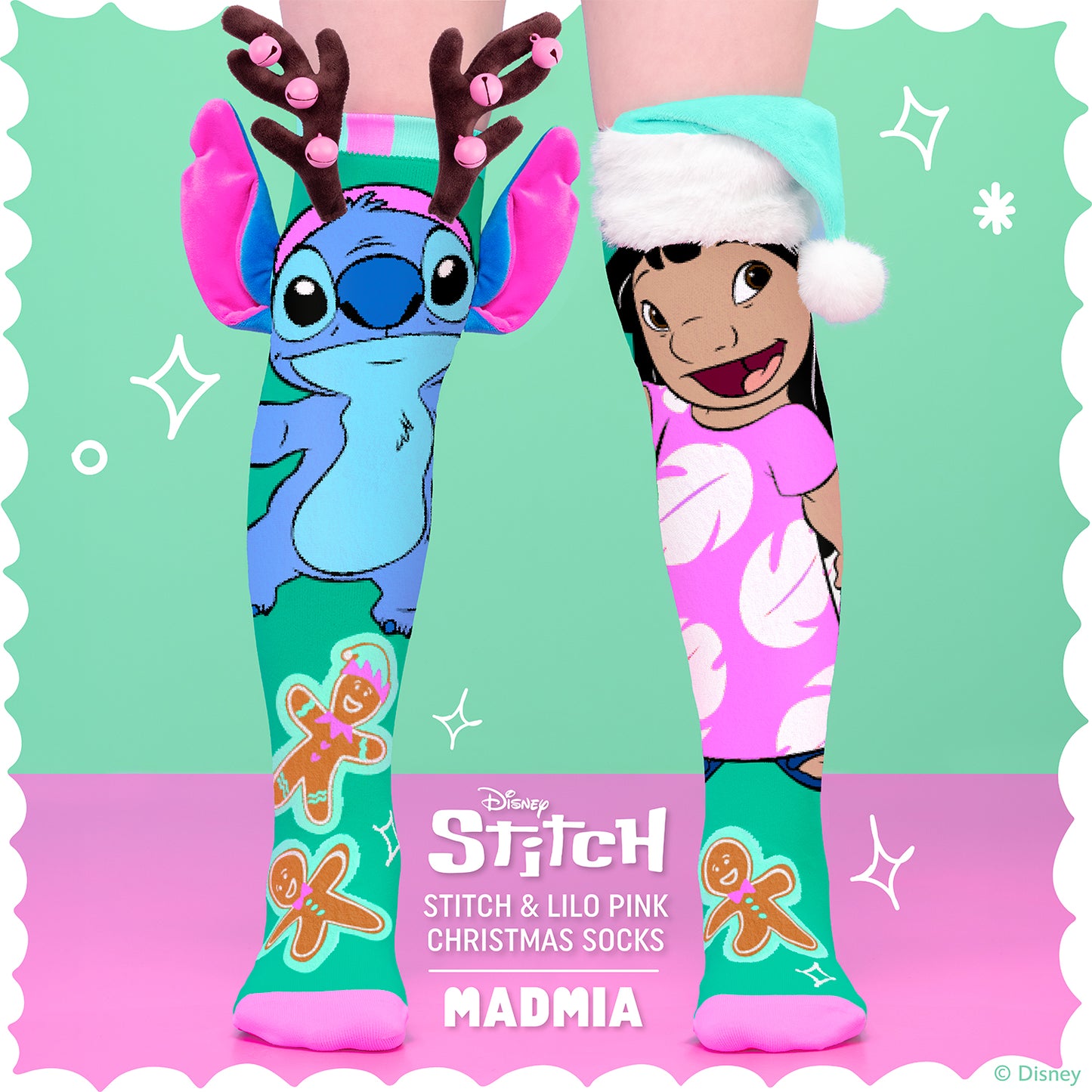 LILO & STITCH'S GINGERBREAD SOCKS
