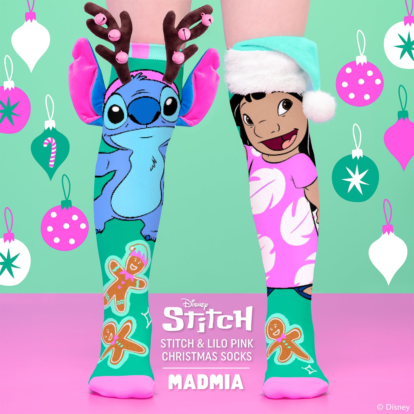 LILO & STITCH'S GINGERBREAD SOCKS