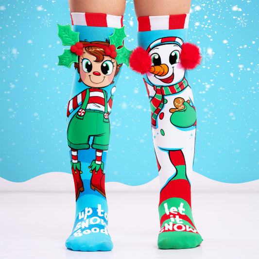 ELFIE & SNOWMAN SOCKS