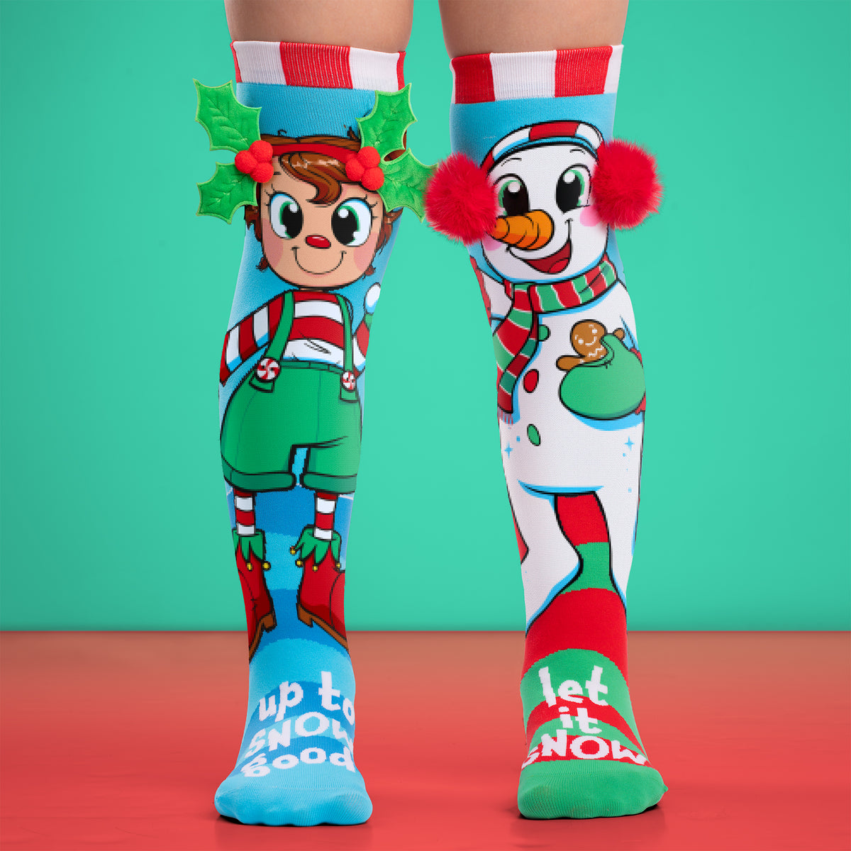 ELF & SNOWMAN SOCKS