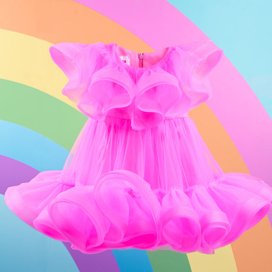 FAIRYLAND DRESS PINK