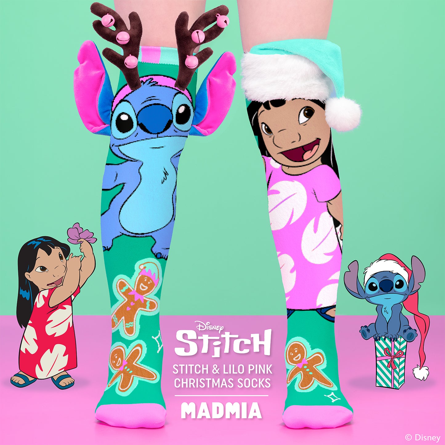 LILO & STITCH'S GINGERBREAD SOCKS