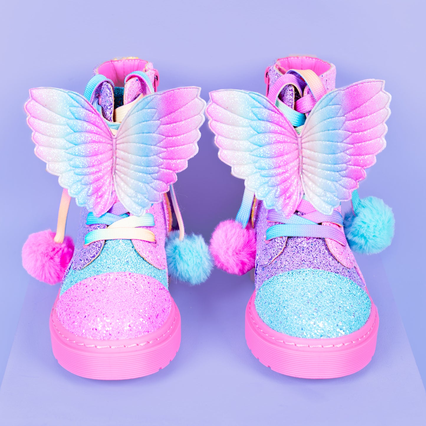 RAINBOW GLITTER SHOES