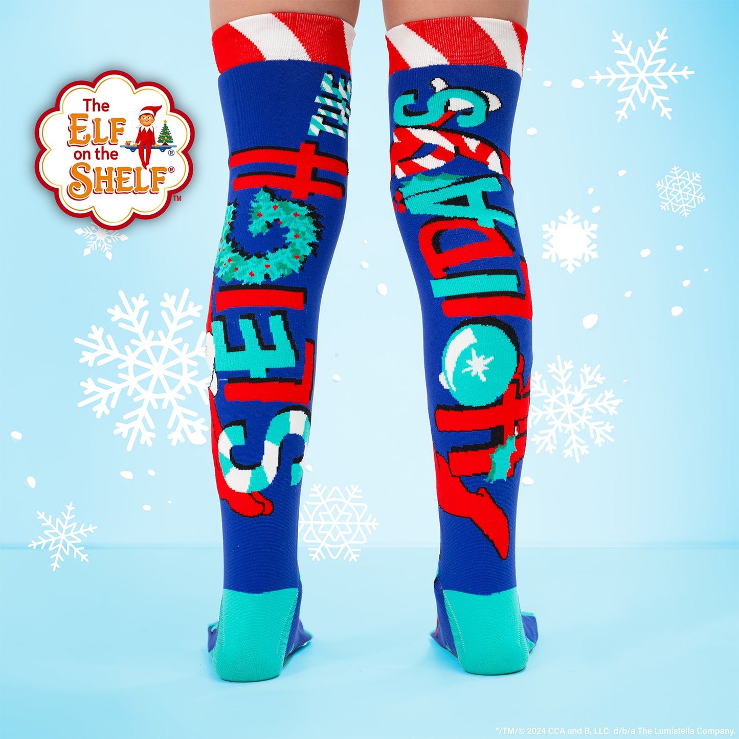 ELF ON THE SHELF SLEIGH SOCKS