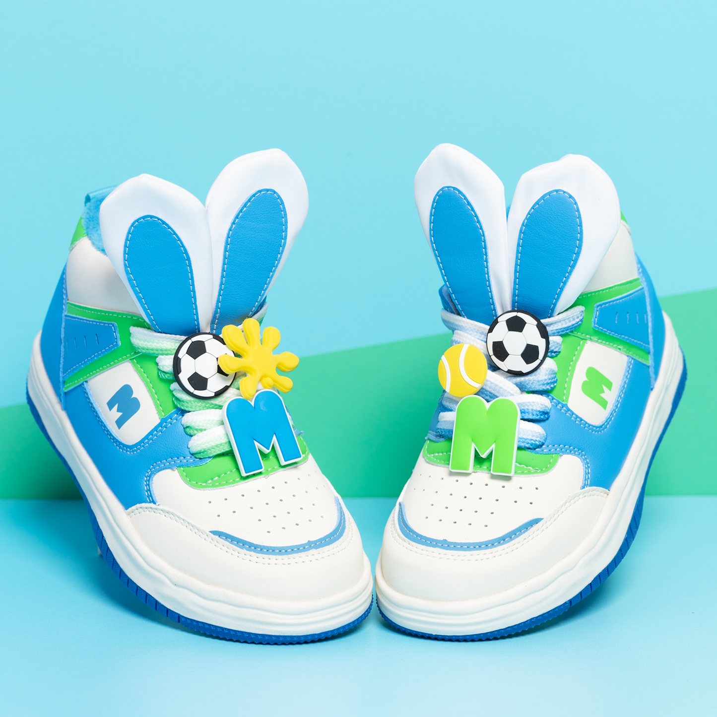 HOP HOP HI TOPS - BLUE